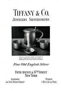 Tiffany＆Co.广告，1937年 作者 不明