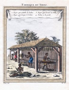 烟草工厂，1780年 作者 不明