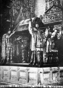 克里斯托弗·哥伦布之墓，十九世纪，1920年代 作者 不明