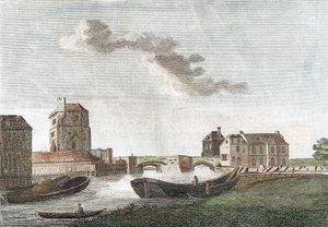 牛津大学方济各会修道院的塔楼，1788年 作者 不明