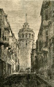 加拉塔塔，君士坦丁堡，1890年。 作者 不明