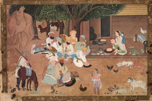 旅行勇士停在农场 作者 未知未知