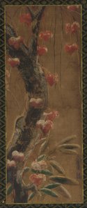 树、秋藤和雪，江户时代，1615-1868。 作者 不明