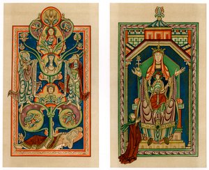 耶西和圣母子树登基，c1130-1140 作者 不明