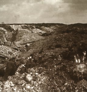沟槽，法国北部索姆，c1914-c1918 作者 不明