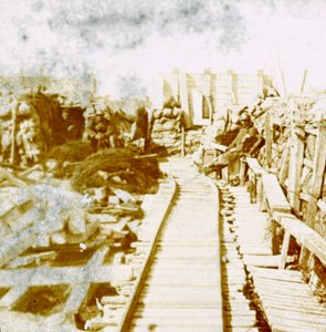 比利时迪克斯梅德，伊瑟尔南部的战and和铁路线，c1914-c1918 作者 不明