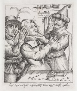Trephination ïRemoving the Stone, engraving 作者 不明