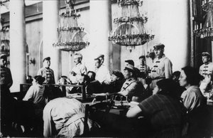 1922年8月，俄罗斯莫斯科，社会革命党领导人审判 作者 不明