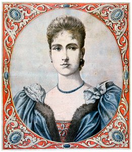 皇后沙皇亚历山大（Tsarina Alexandra），俄罗斯，1894年 作者 不明