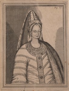 沙皇伊琳娜·戈杜诺娃（Tsarina Irina Godunova）1557-1603，俄罗斯沙皇费奥多尔一世的妻子。 作者 不明