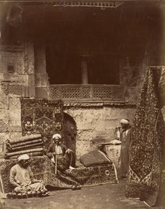 土耳其地毯集市，开罗，约1880年。 作者 不明