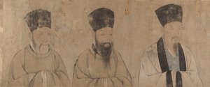 二十五幅著名学者的半身像，16世纪。 作者 不明