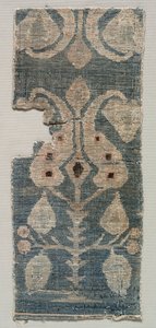 双面地毯碎片，1100年代。 作者 不明