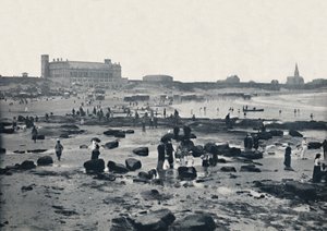 泰恩茅斯-水族馆和沙滩，1895年 作者 不明