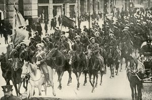 1919年俄国骑兵的类型。 作者 不明