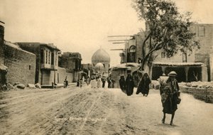巴格达的典型街（c1918-c1939）。 作者 不明