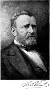 19世纪末，美国士兵和政治家尤利西斯·格兰特（Ulysses S Grant） 作者 不明
