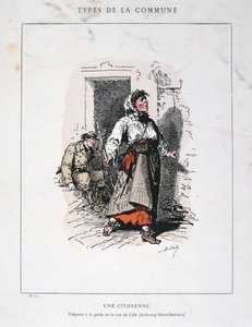 市民，巴黎公社，1871年。 作者 不明