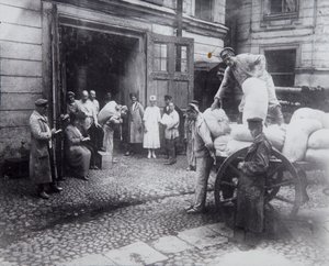 卸货，科学家之家，俄罗斯彼得格勒，c1920-c1924 作者 不明