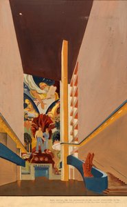 无题壁画研究，约1939年。 作者 不明