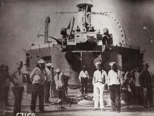 1905年在罗马尼亚康斯坦察的波特金号战列舰上起义 作者 不明