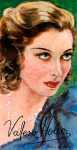 瓦莱丽·霍布森（Valerie Hobson），1917-1998年，英国女演员，二十世纪 作者 不明