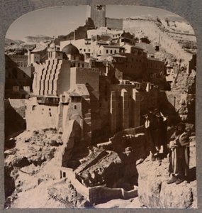 布鲁克·基德隆（Mars Saba）和修道院（Convent）的山谷，摄于1900年 作者 不明