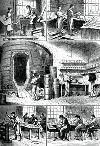 各种陶艺工艺，c1880 作者 不明