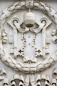 Vatican coat of arms, Rome, Italie 作者 不明