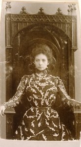 Vera Komissarzhevskaya，俄罗斯女演员，1900年代 作者 不明