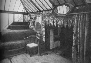 维克多·雨果（Victor Hugos）在Hauteville之家（Les Miserables的写作室）学习，摄于1925年 作者 不明