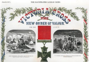 1857年，维多利亚十字勋章获得英国英勇奖 作者 不明