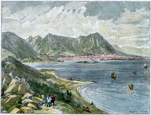 香港维多利亚，中国大陆，约1890年 作者 不明