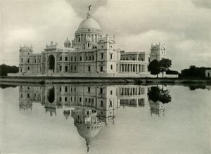 西北的维多利亚纪念堂，1925年。 作者 不明