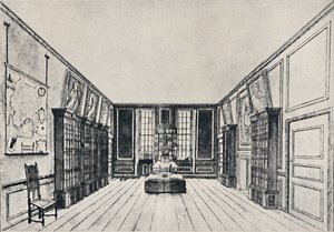 塞缪尔·佩皮斯图书馆，泰晤士河上的泰晤士河景观，1928年 作者 不明