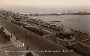 海上克拉克顿海洋游行博蒙特霍尔酒店的景观，约1925年 作者 不明