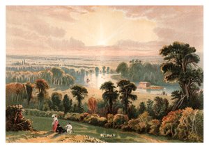 列治文山的风景，1880年 作者 不明