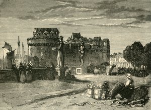 观看南特，1890年。 作者 不明
