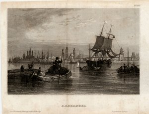 阿尔汉格尔斯克美景，1833年 作者 不明