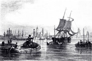 阿尔汉格尔斯克美景，1835年 作者 不明