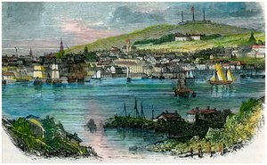 哈利法克斯，新斯科舍省，c1870年的视图 作者 不明