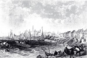 大约1835年的科斯特罗马景色 作者 不明