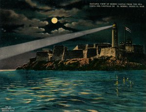 莫罗城堡从海，哈瓦那，古巴，c1920年的视图 作者 不明