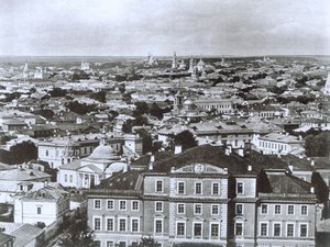 1884年俄罗斯伊凡大帝钟楼的莫斯科视图 作者 不明