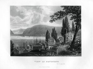 1855年，纽约州纽堡景观 作者 不明