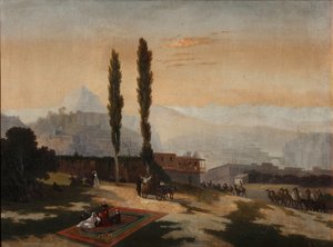 提夫利斯景色，1890年 作者 不明