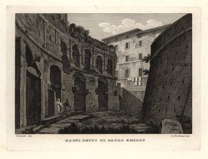 Bagni Detti di Paolo Emilio 图拉真论坛上的 Paolo Emilio 浴场景观 作者 不明