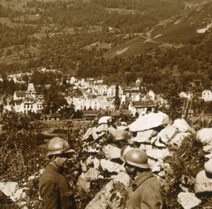 线的看法，法国北部的梅特泽尔，c1914-c1918 作者 不明