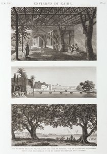 埃及开罗周边景色，约 1798 年 作者 不明