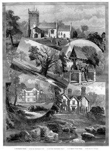 桑德灵厄姆的风景，诺福克，1887年 作者 不明